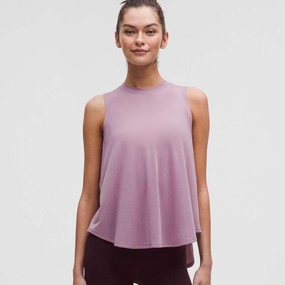 Lululemon Lightweight Split-Back Training Tank Top Size 14 Lavender Lux Purple - Picture 1 of 6